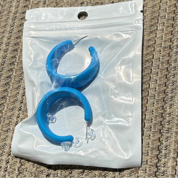 Bright Blue Hoops - Picture 2 of 2